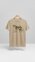Sand Beige Botanical Tiger Tee